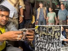 (ভিডিও) খুলনায় অস্ত্র তৈরির কারখানার সন্ধান, আটক ৩